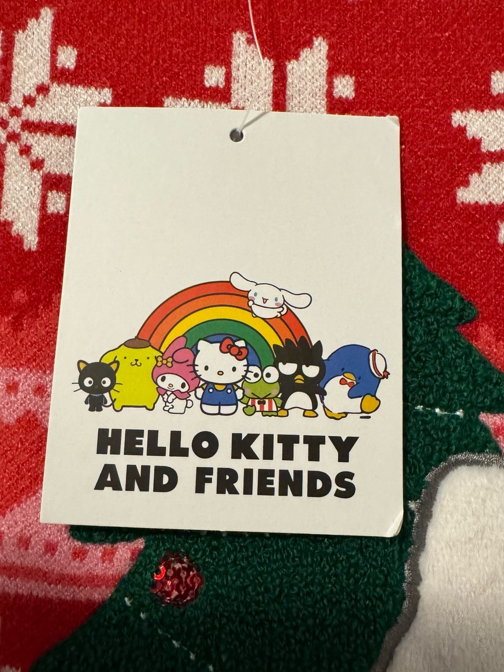 New with Tags Sanrio Hello Kitty & Cinnamoroll Ugly Christmas Sweater - Picture 7 of 9